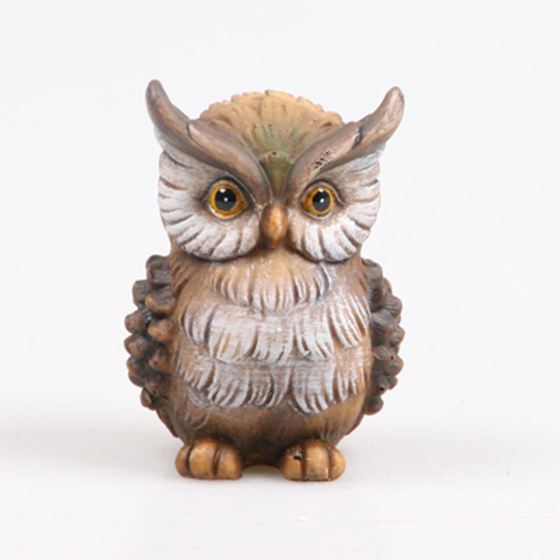 Cozydecor statue hibou xs 6,5x5,5x9cm