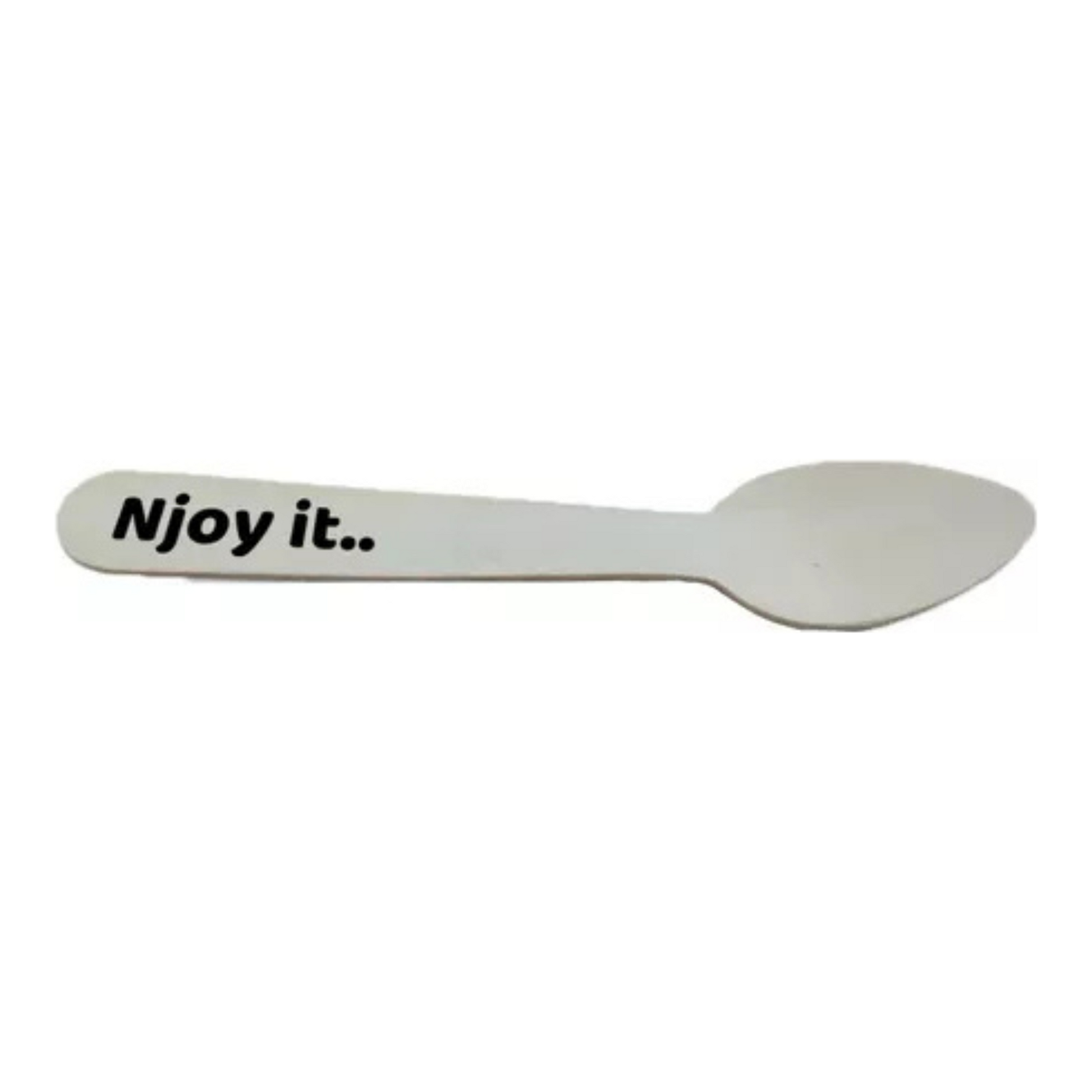 Cuillères à glace Njoy bois bio 14 cm (100 pièces)