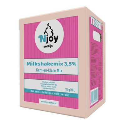 Mélange pour milkshake liquide Njoy shake 3,5% (10 litres)