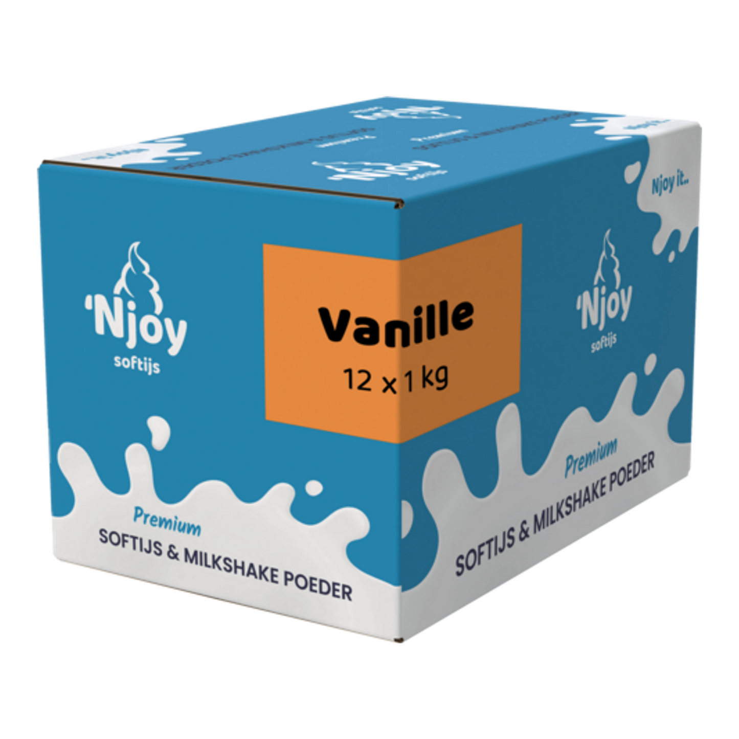 Mélange pour glace vanille Njoy (12x 1kg)