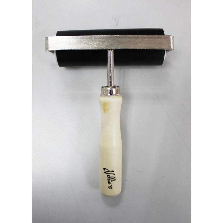 Le choix de Nellie • rouleau à outils pour techniques mixtes, manche en bois, 10 cm (3,875)