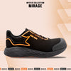 Aucun risque mirage 1249.20 s1p | orange noir | taille 42 - 5607421014422