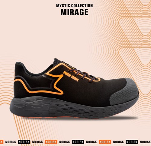 Aucun risque mirage 1249.20 s1p | orange noir | taille 45 - 5607421014453