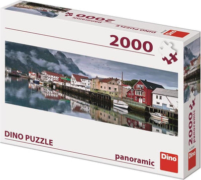 Dinotoys Dino Puzzle - Village de pêcheurs en Norvège - 2000 pièces