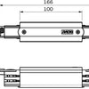 Pièce de connexion nordique pour. rail aluminium milieu triphasé 5050025