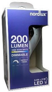 Nordlux LED A160 E27 8,5-21W 1800K Filament Spirale Gris Dimmable - 2760185