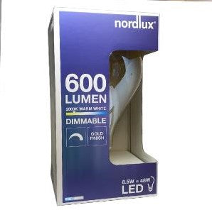 Nordlux LED A160 E27 8,5-48W 2000K Filament Spirale Or Dimmable - 2760190