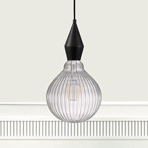 Nordlux globe led g125 e27 2-15w 2200k avra rayures claires - 2760260