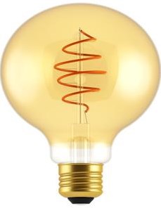 Nordlux Globe LED G125 E27 4,9-35W 2200K Filament Spirale Or Intensité Variable - 2760150