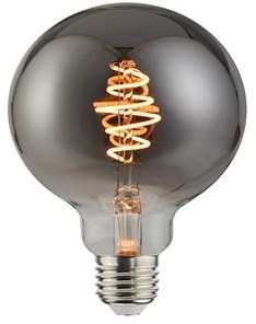 Nordlux Globe LED G125 E27 5-15W 1800K Filament Spirale Gris Intensité Variable - 2760140