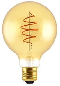 Nordlux Globe LED G95 E27 4,9-35W 2200K Filament Spirale Or Intensité Variable - 2760121