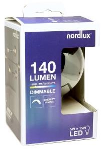 Nordlux Globe LED G95 E27 5-15W 1800K Filament Spirale Gris Intensité Variable - 2760110