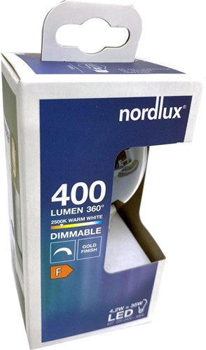 Nordlux LED verre e27 4,2-35w 2500k filament or dimmable - 2760080