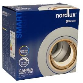 Spot encastrable LED Nordlux Carina smart light rond nickel poncé Gu10 4,7W - 4806220