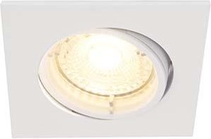 Spot encastrable LED Nordlux carina carré blanc gu10 5w lot de 3 dimmable 2700k - 4801290
