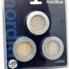 Nordlux spot meuble LED cambio rond 2w 12v aluminium pack de 3 3000k - 4801440