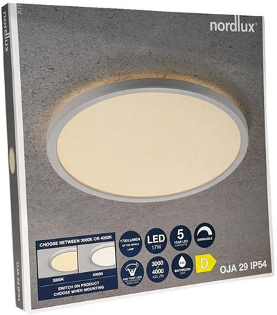 Nordlux plafonnier LED oja 29 blanc 17w 3000k 4000k 29cm - 4802324