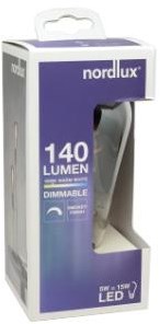 Nordlux LED ST64 E27 5-15W 1800K Filament Spirale Gris Intensité Variable - 2760085