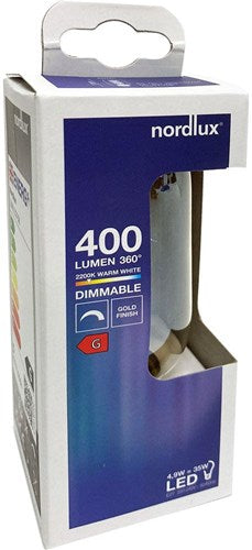 Nordlux LED T45 E27 4,5-35W 2000K Filament Spirale Or Intensité Variable - 2760170