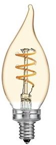 Nordlux Bougie à pointe LED E14 3-21W 2200K filament spirale or dimmable - 2760020