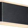 Nordlux applique LED Akron noir 6W 3000K IP44 17cm - 4800870