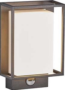 Nordlux applique LED Nestor capteur noir 8W 2700K IP44 - 4800890