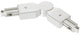 Connecteur rail de liaison Nordlux flexible blanc 1 phase - 5049220