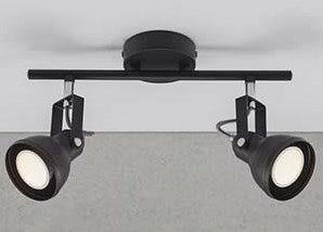 Spot en saillie Nordlux 2x gu10 peinture frêne noir orientable - 4800460