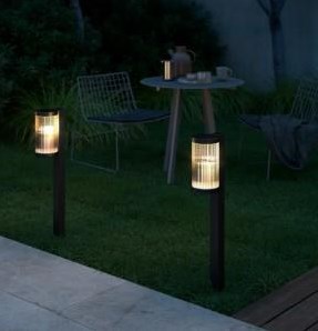 Nordlux lampadaire coupar e27 noir ip44 80cm - 4800838