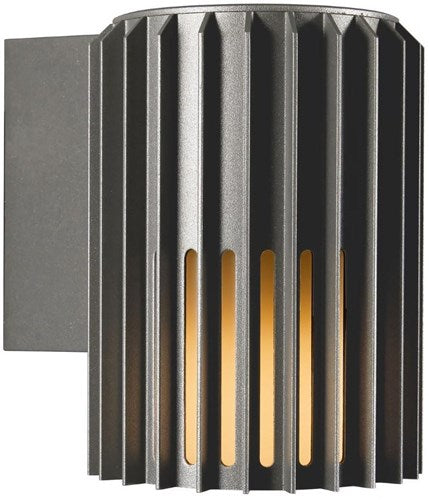 Nordlux applique aludra ronde e27 argent anthracite ip54 - 4800941