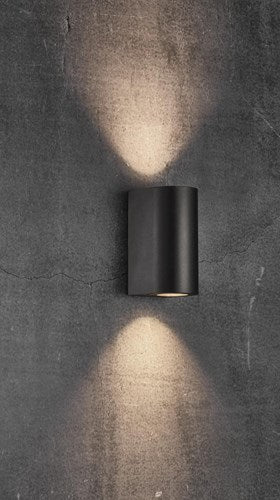 Nordlux applique canto maxi2 ronde 2x gu10 noir ip44 - 4800952