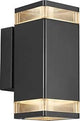Applique Nordlux orme 2x gu10 noir ip44 - 4800911