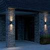 Nordlux applique nico ronde 2x gu10 noir ip54 - 4800920