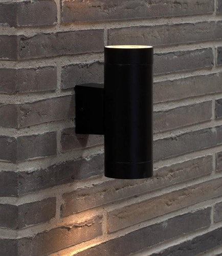 Nordlux applique étain maxi double 2x gu10 noir ip54 - 4800936
