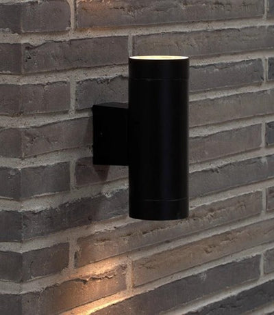Nordlux applique étain maxi double 2x gu10 noir ip54 - 4800936