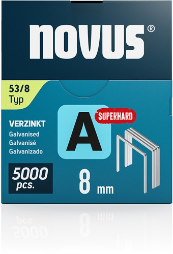 Novus pas avec fil fin a 53 8mm super dur (5 000 pièces) - 042-0762