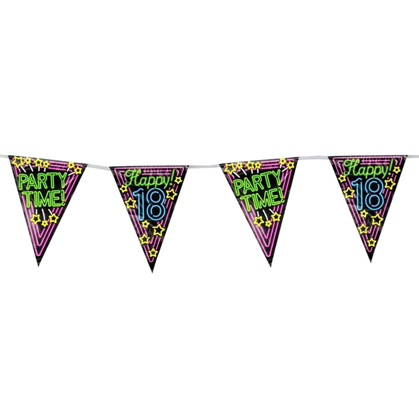 Drapeau de fête néon Paperdreams 18