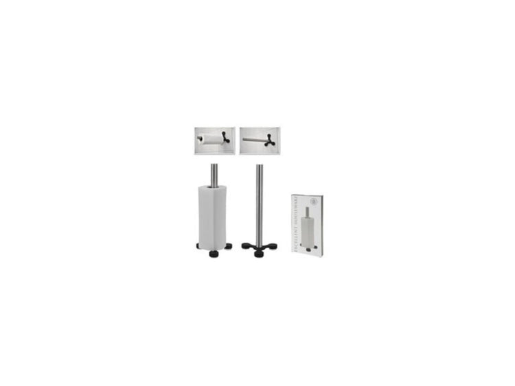 Excellent porte-rouleau de cuisine avec ventouse en acier inoxydable