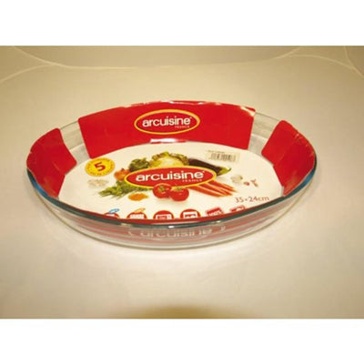 Plat ovale arcuisine Pyrex 35x24 cm verre