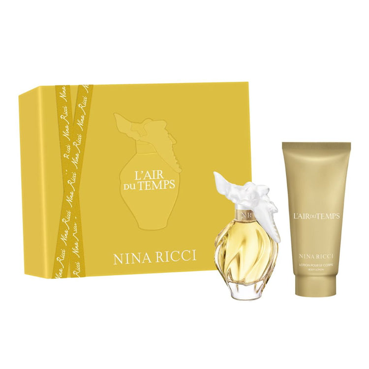 Nina ricci l'air du temps coffret cadeau eau de toilette 50 ml + lait corporel 75 ml femme
