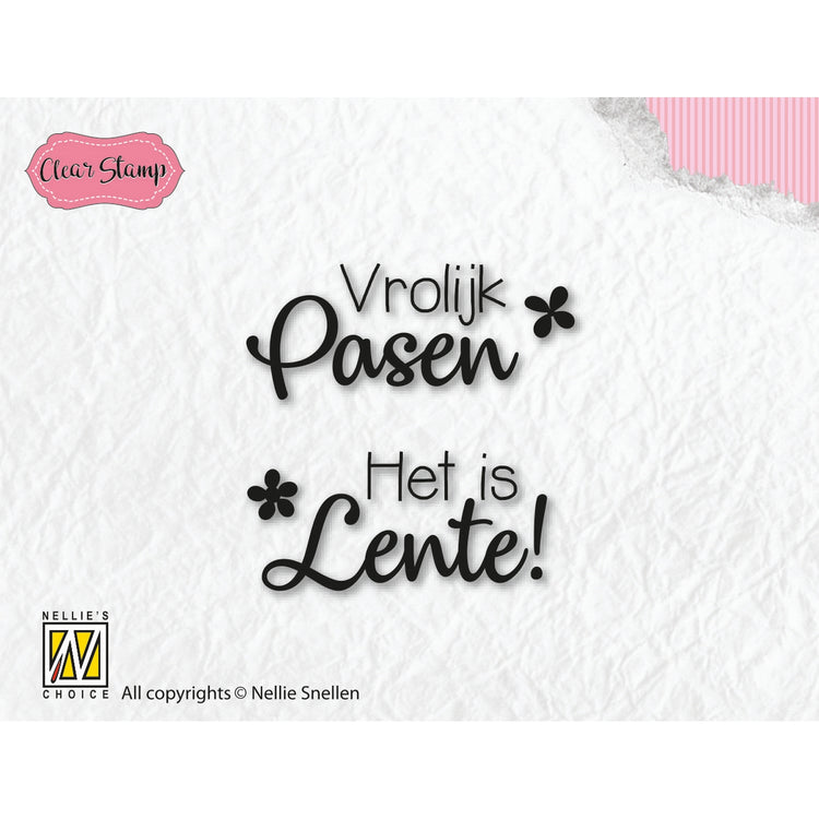 Le choix de Nellie • tampon transparent Pâques et printemps