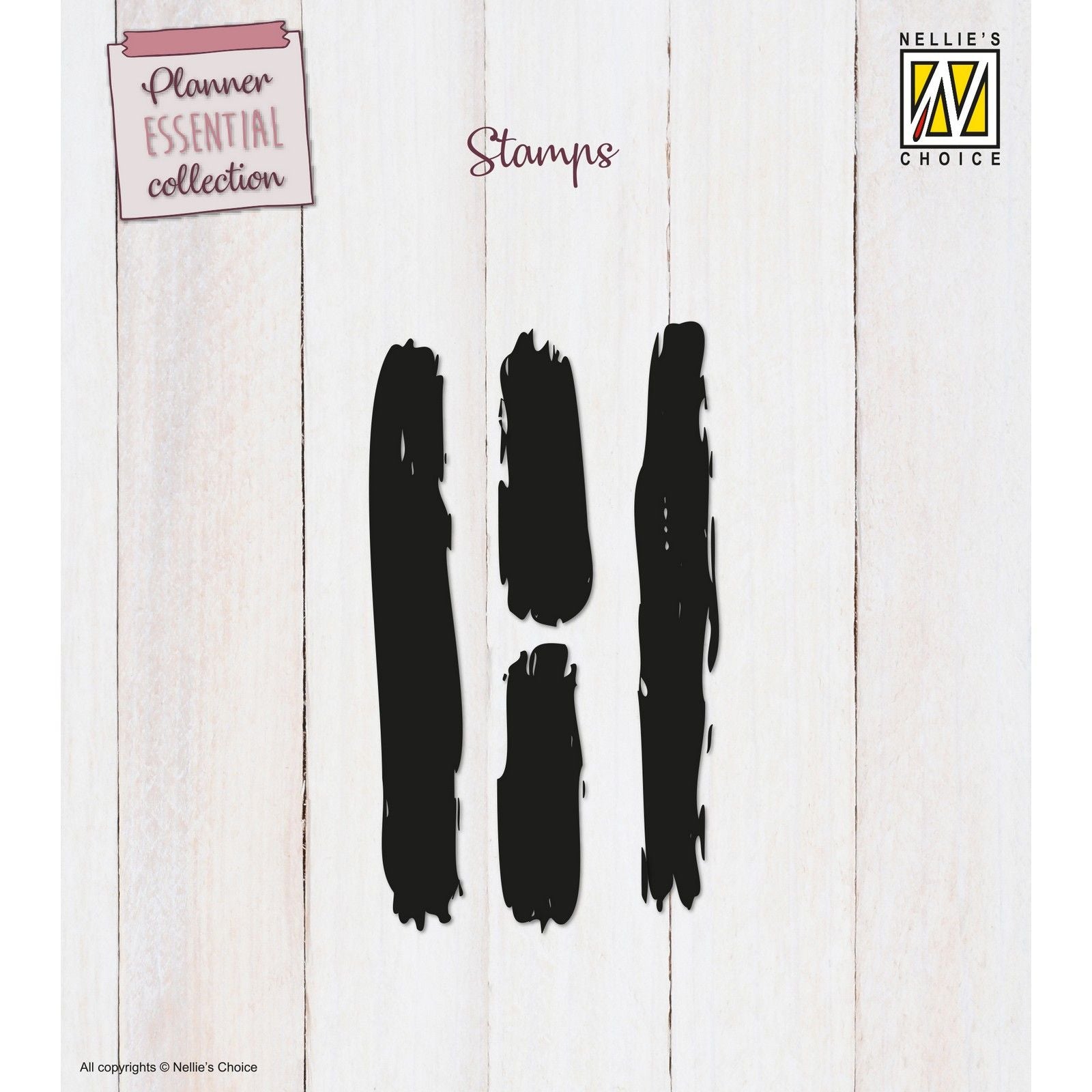 Le choix de Nellie • Tampons transparents rayures 4pcs.
