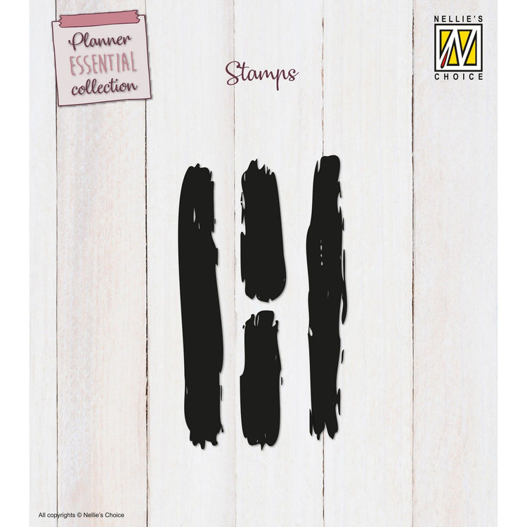 Le choix de Nellie • Tampons transparents rayures 4pcs.