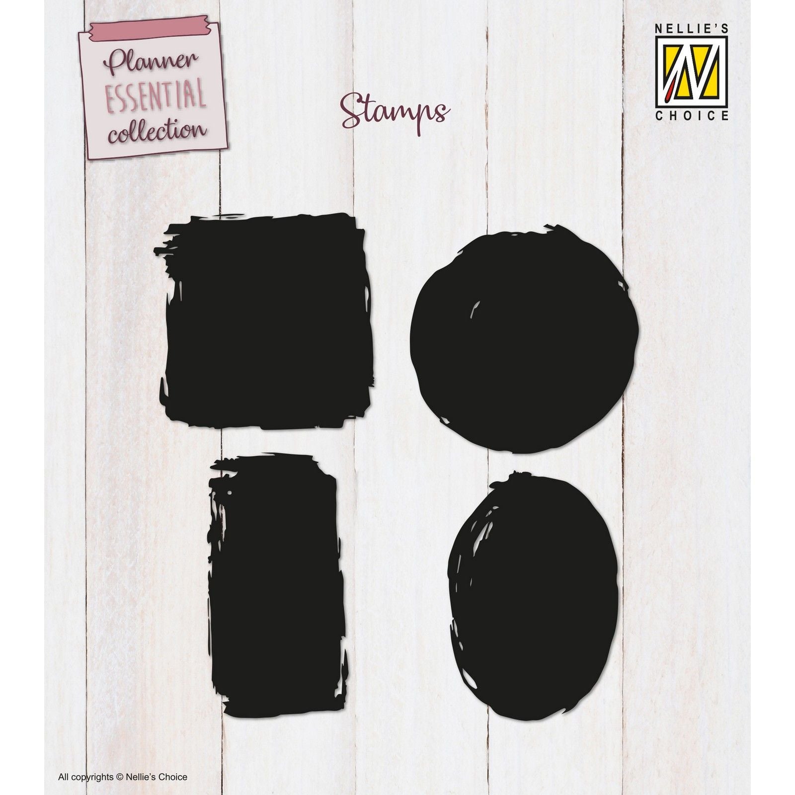 Le choix de Nellie • Tampons transparents formes 4pcs.