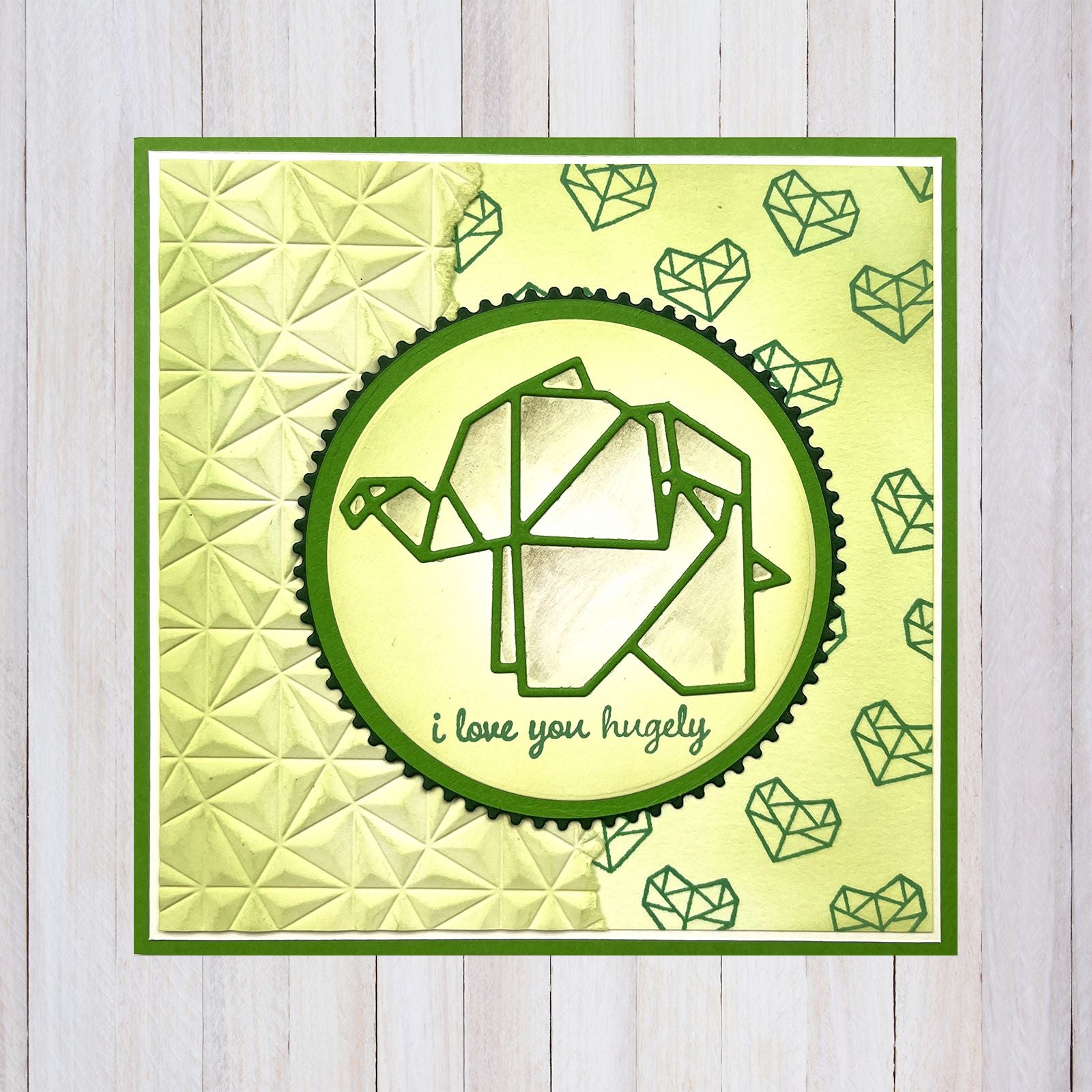 Le choix de Nellie • tampons transparents texte origami et animaux 14pcs.