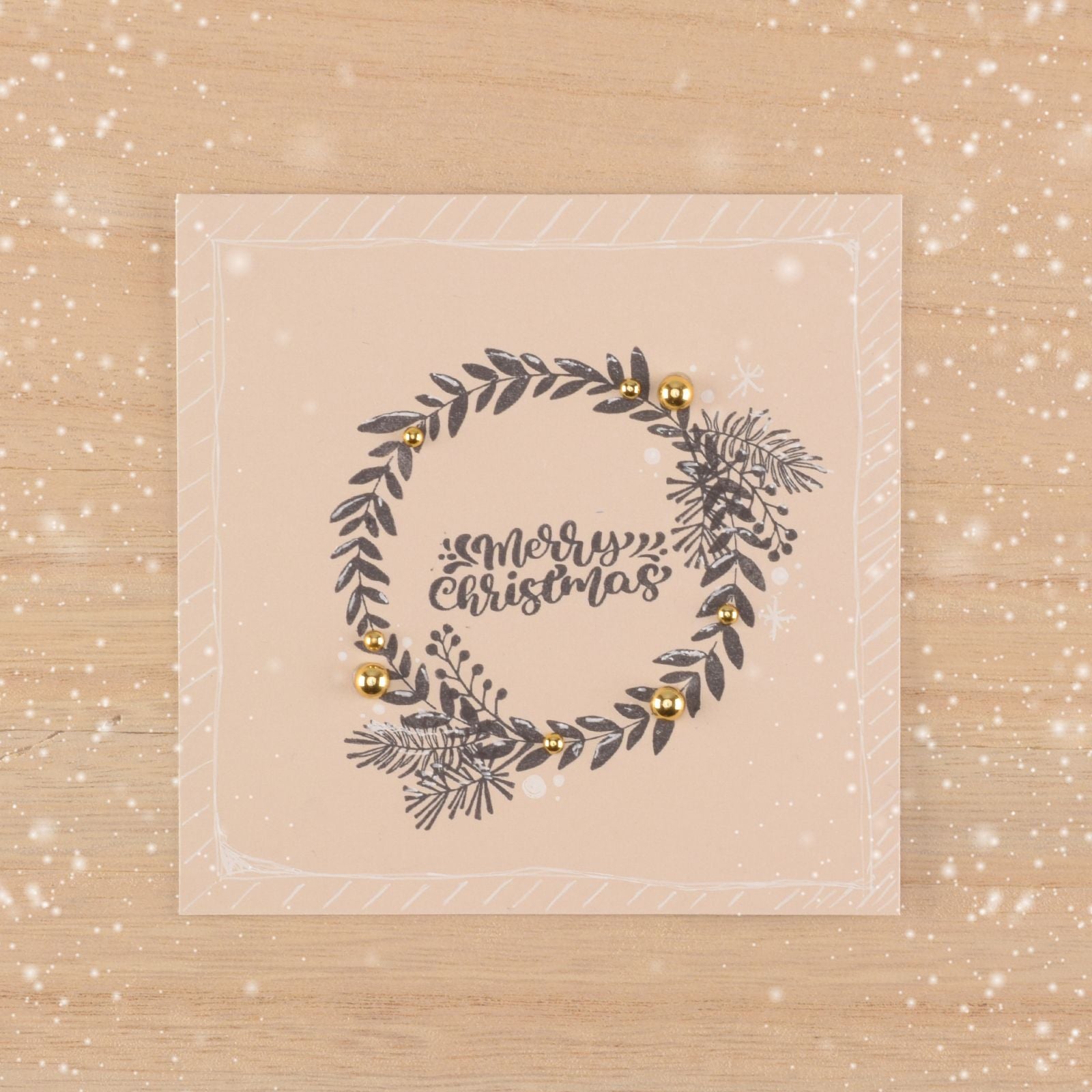Le choix de Nellie • tampons transparents Couronne de Noël 13pcs.
