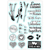 Le choix de Nellie • tampons transparents L'amour est partout 22pcs.