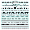 Le choix de Nellie • Bandes de tampons transparentes Love Câlins 13pcs.