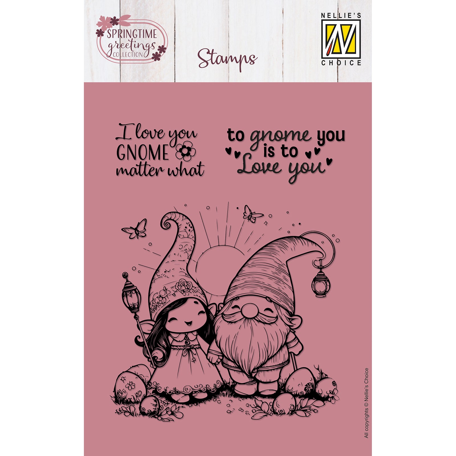Le choix de Nellie • tampons transparents gnome et elfe 3pcs.