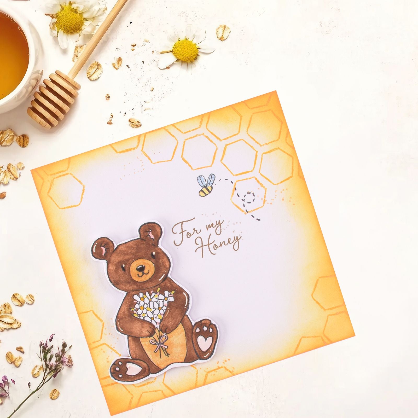 Le choix de Nellie • tampons transparents Bear spécial 10pcs.